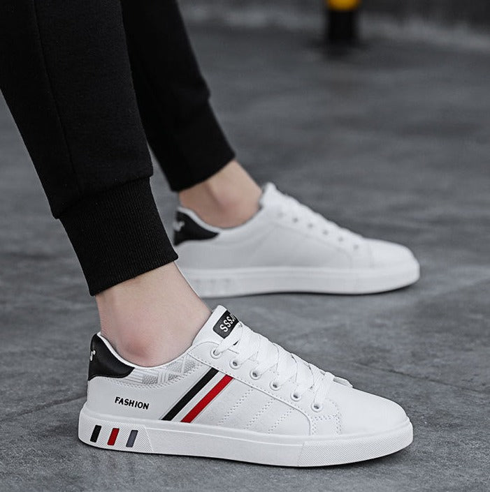 Classic Low-Top Sneakers | Lightweight Comfort | Faux Leather | Everyday Wear