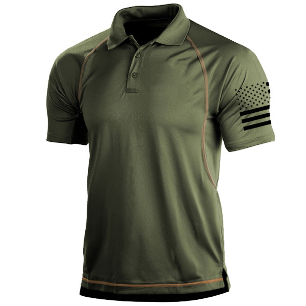Men's Tactical Polo Shirt | Lightweight & Durable | Outdoor Performance Wear