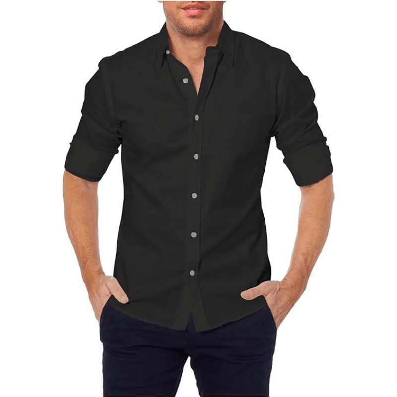 Men's Slim-Fit Dress Shirt | Classic Style & Modern Comfort