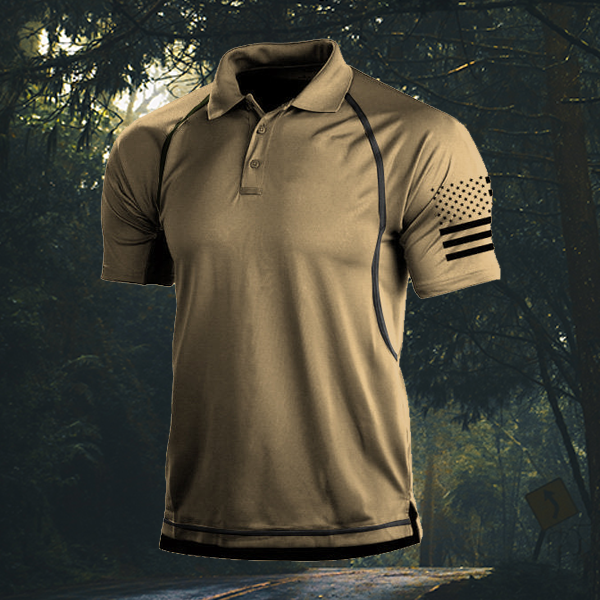 Men's Tactical Polo Shirt | Lightweight & Durable | Outdoor Performance Wear