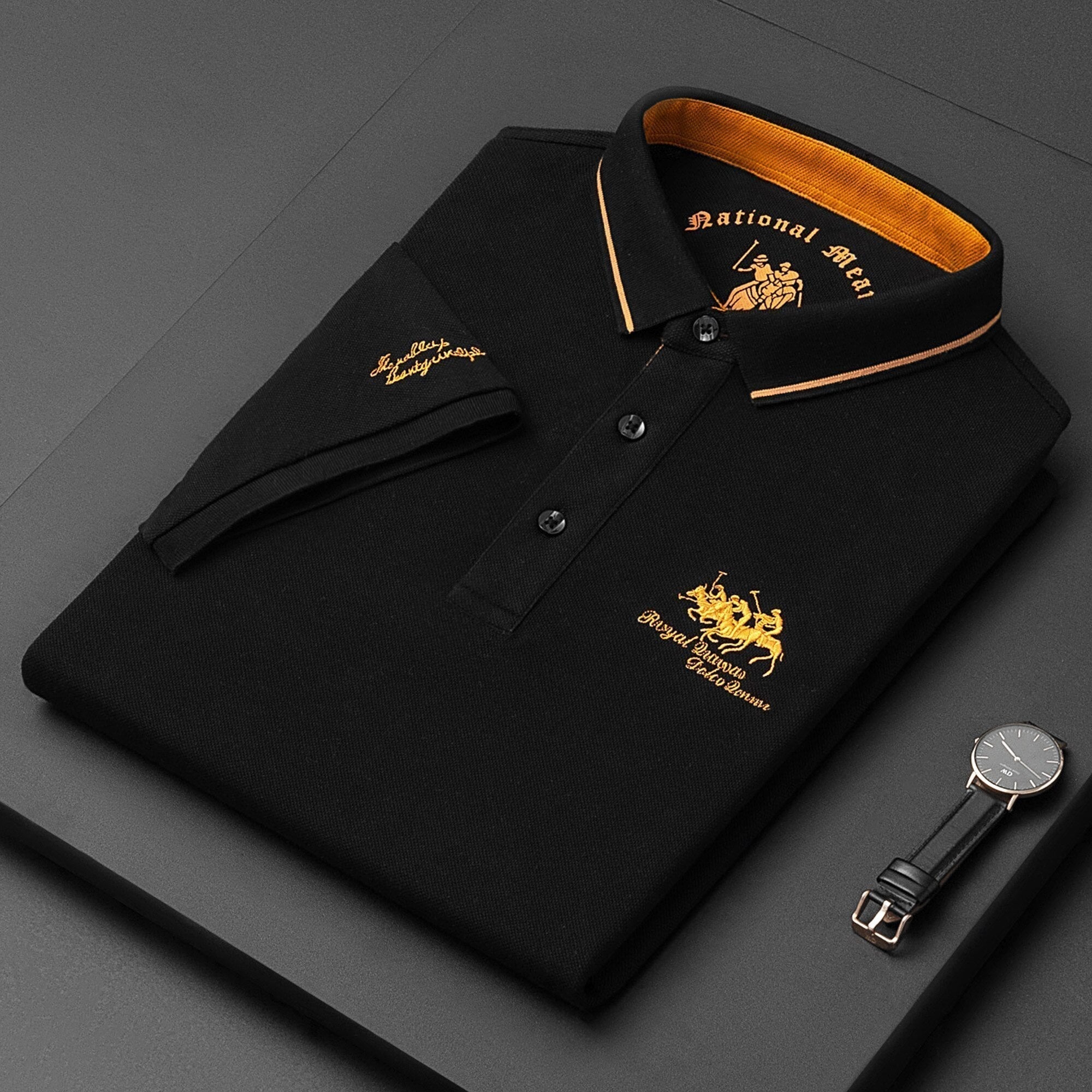 Classic Embroidered Polo Shirt | Men's Stylish and Comfortable Polo