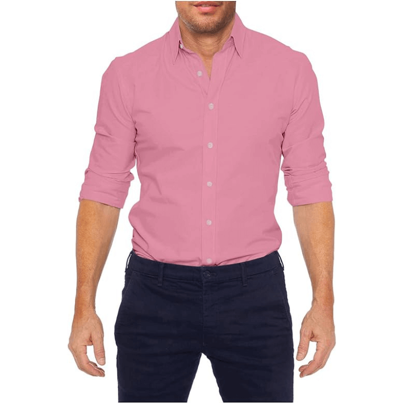 Men's Slim-Fit Dress Shirt | Classic Style & Modern Comfort