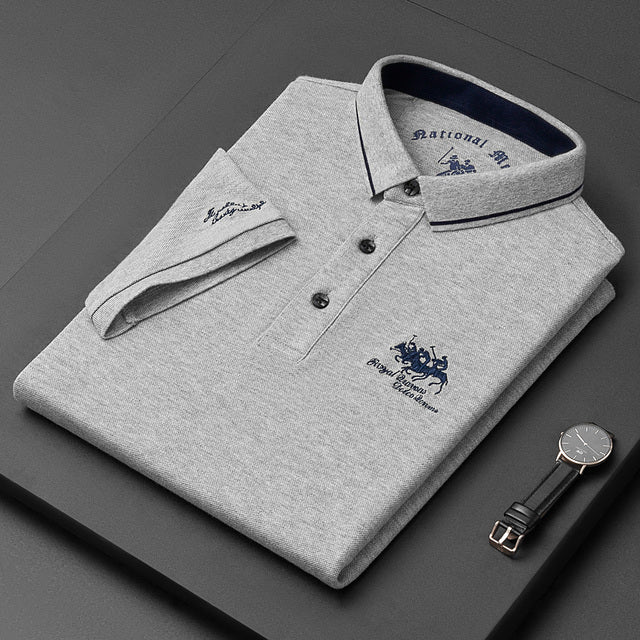 Classic Embroidered Polo Shirt | Men's Stylish and Comfortable Polo