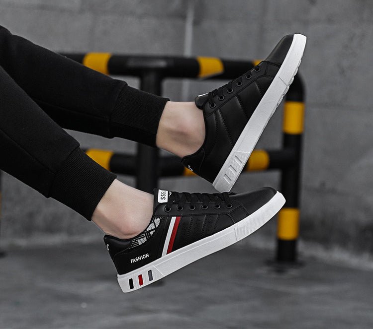 Classic Low-Top Sneakers | Lightweight Comfort | Faux Leather | Everyday Wear