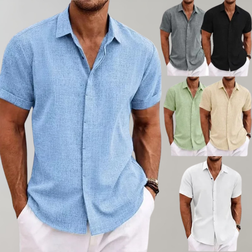 Men's Summer Short-Sleeve Shirt | Lightweight & Relaxed Fit