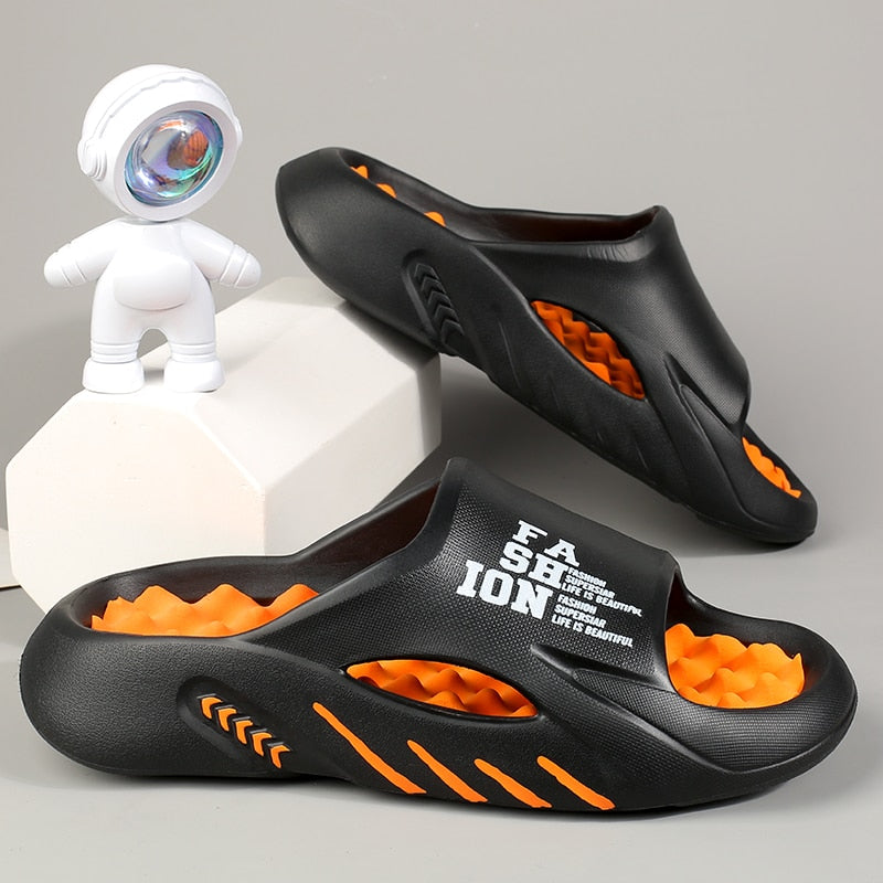 Cushioned Massage Slide Sandals | Anti-Slip Sole | Unisex Design | Everyday Relaxation