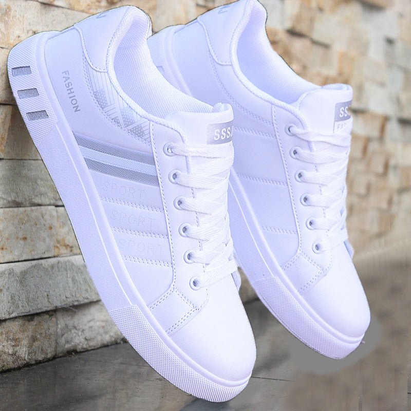 Classic Low-Top Sneakers | Lightweight Comfort | Faux Leather | Everyday Wear