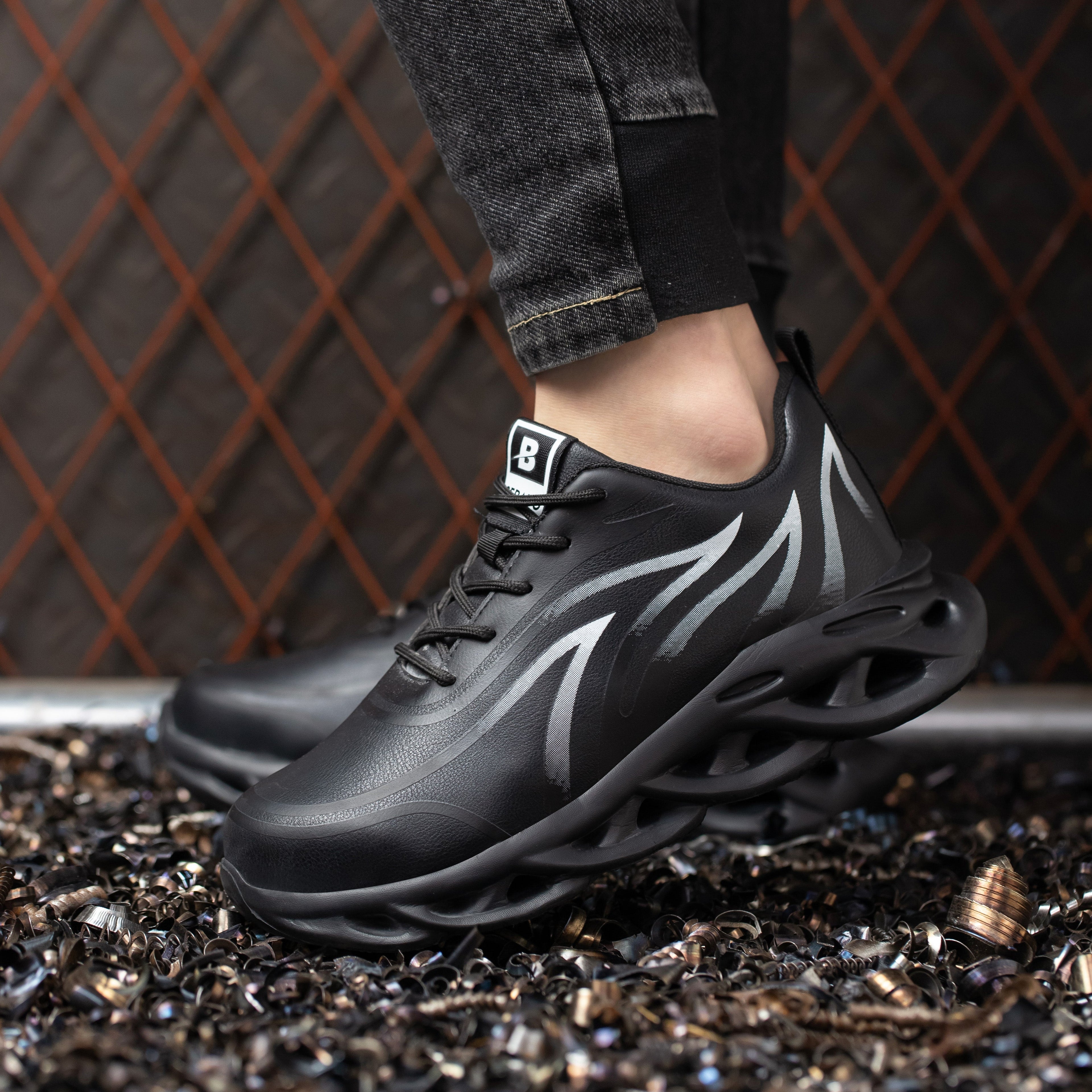 Waterproof Safety Sneakers | Steel Toe Protection | Anti-Slip Sole | Lightweight Work Shoes