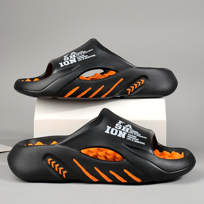 Cushioned Massage Slide Sandals | Anti-Slip Sole | Unisex Design | Everyday Relaxation
