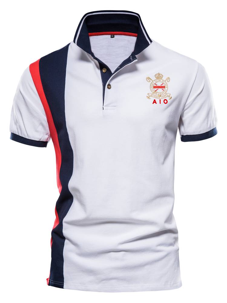 Men's Color-Block Polo Shirt | Sporty & Stylish | Casual Comfort