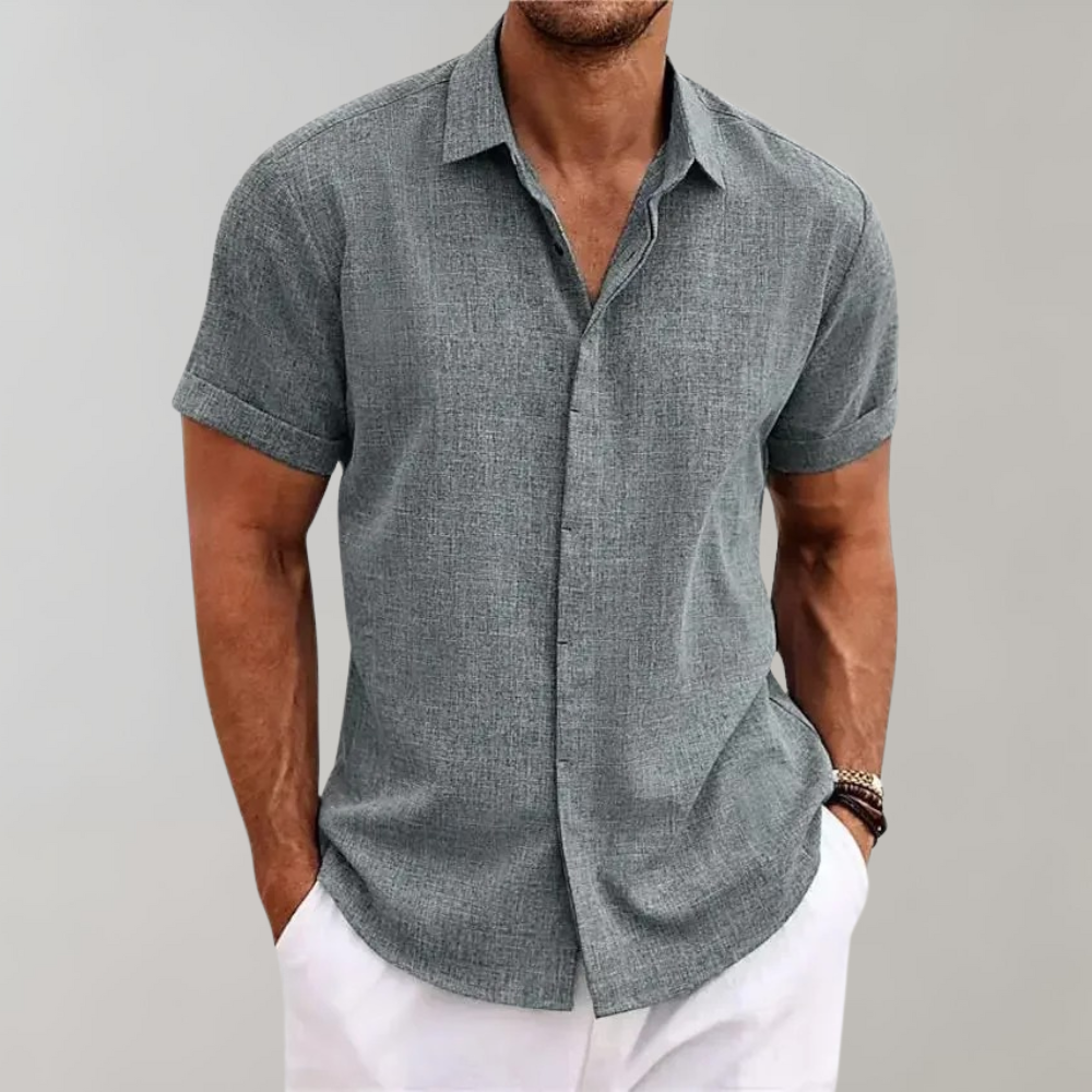 Men's Summer Short-Sleeve Shirt | Lightweight & Relaxed Fit