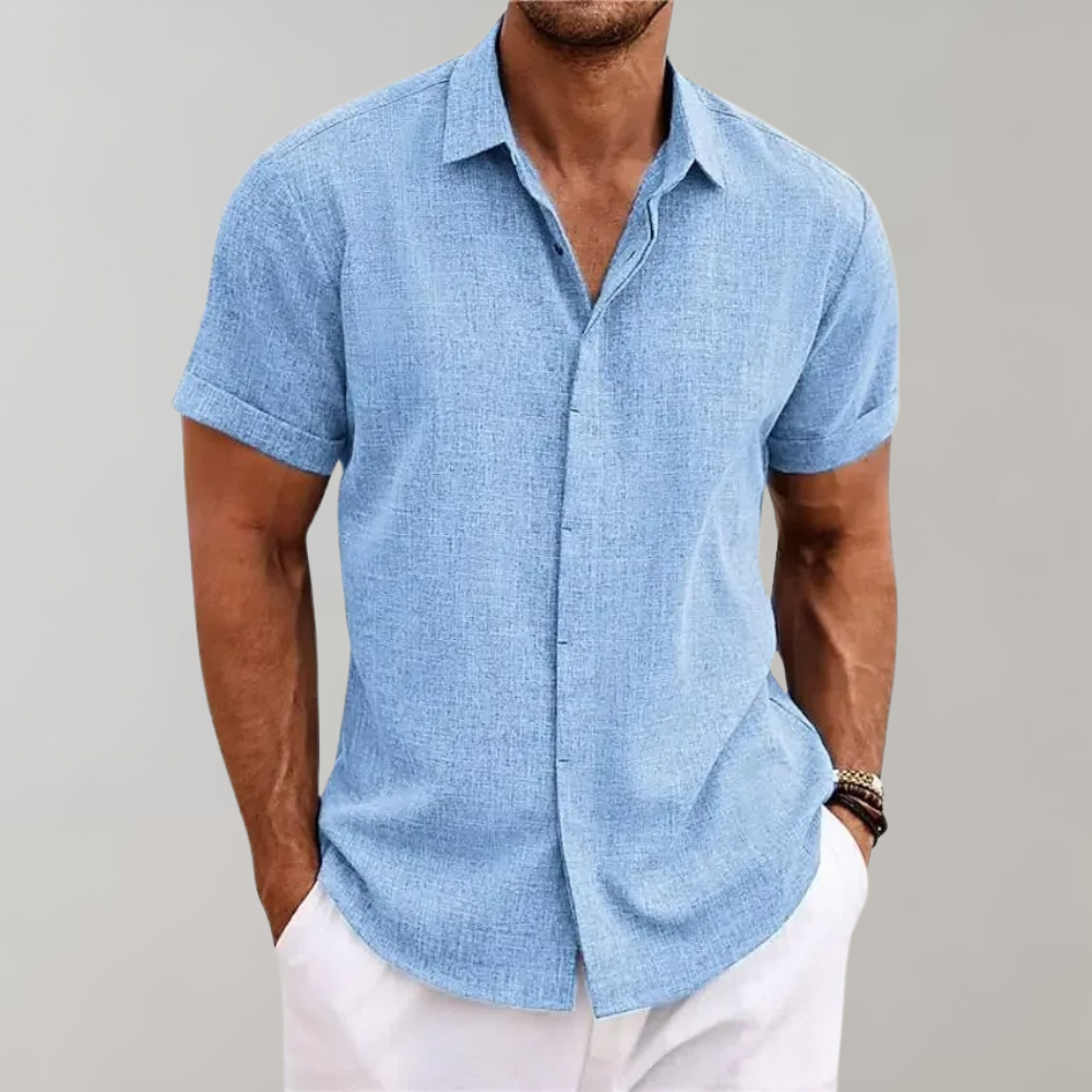 Men's Summer Short-Sleeve Shirt | Lightweight & Relaxed Fit