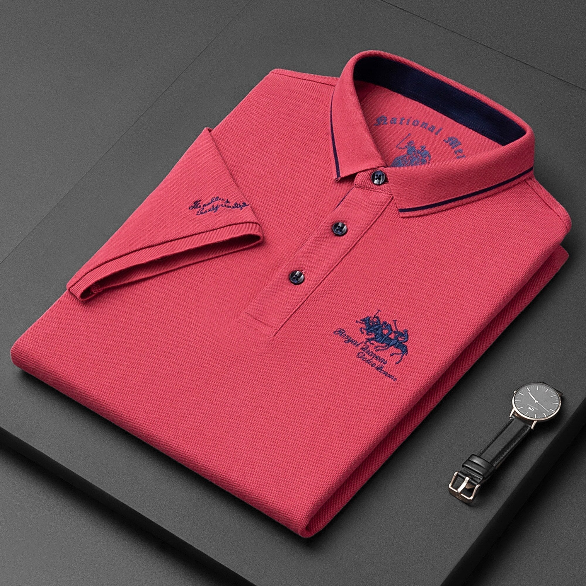 Classic Embroidered Polo Shirt | Men's Stylish and Comfortable Polo
