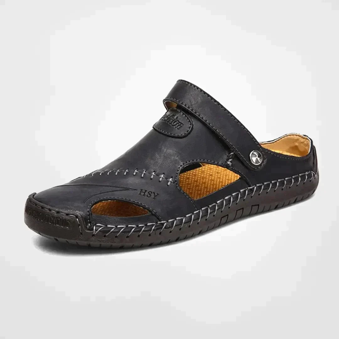 Men’s Leather Summer Sandals | Breathable, Durable, and Comfortable