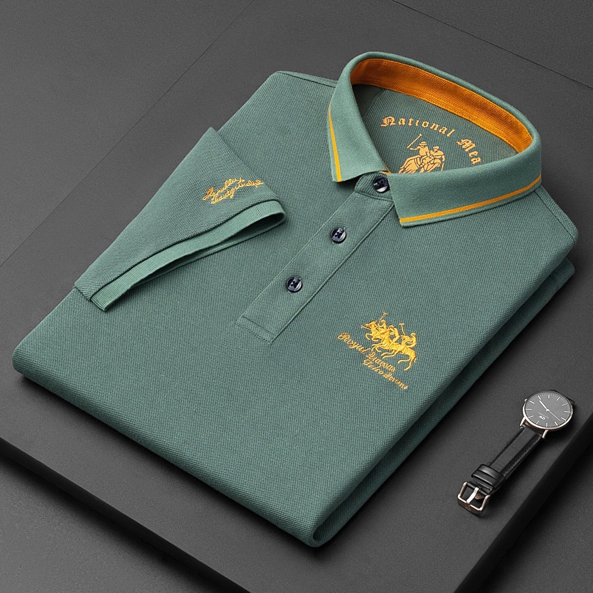 Classic Embroidered Polo Shirt | Men's Stylish and Comfortable Polo