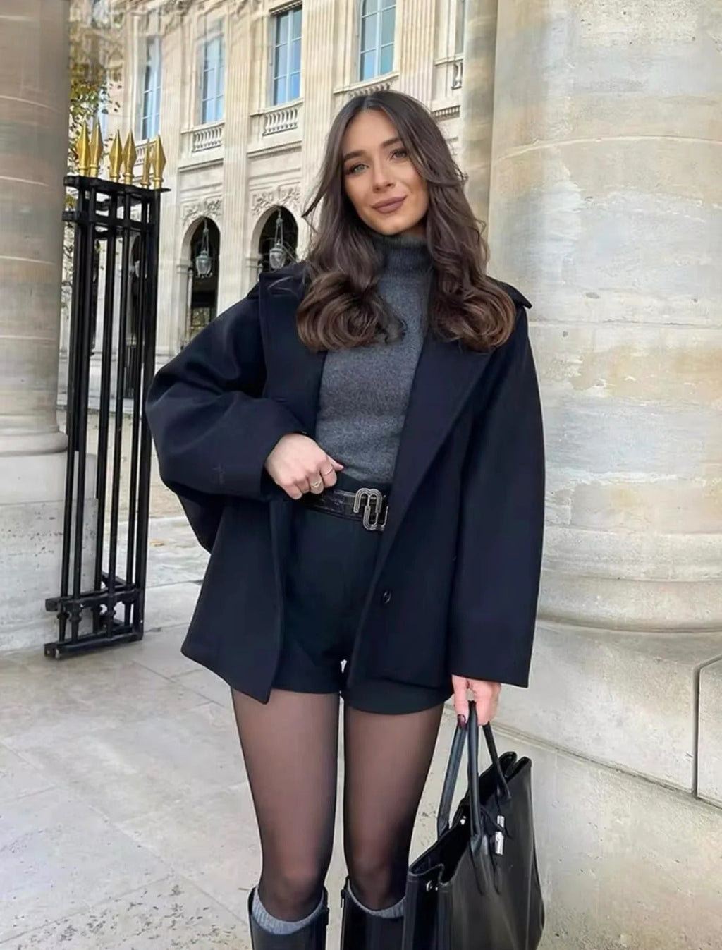 Oversized Wool-Blend Coat | Elegant & Cozy | Timeless Design