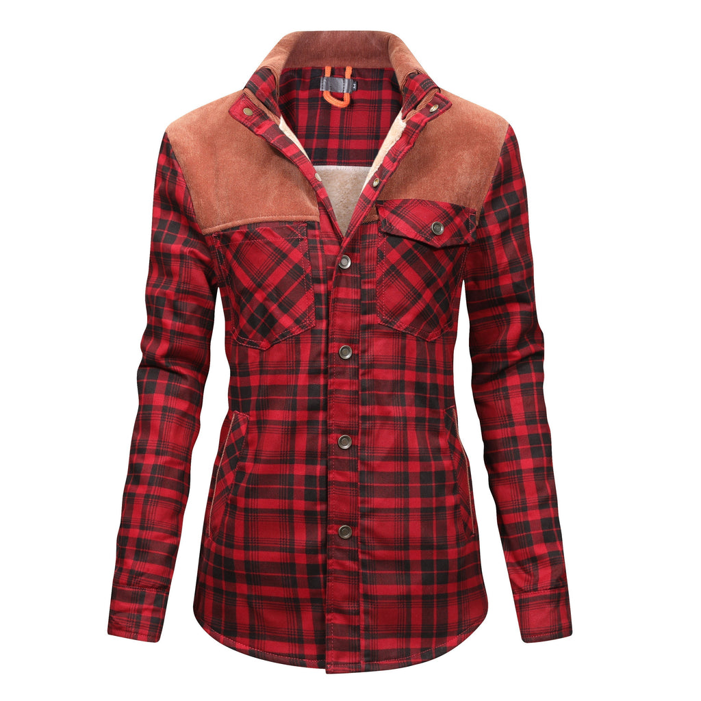 Sherpa-Lined Plaid Jacket | Warm & Classic | Outdoor Essential