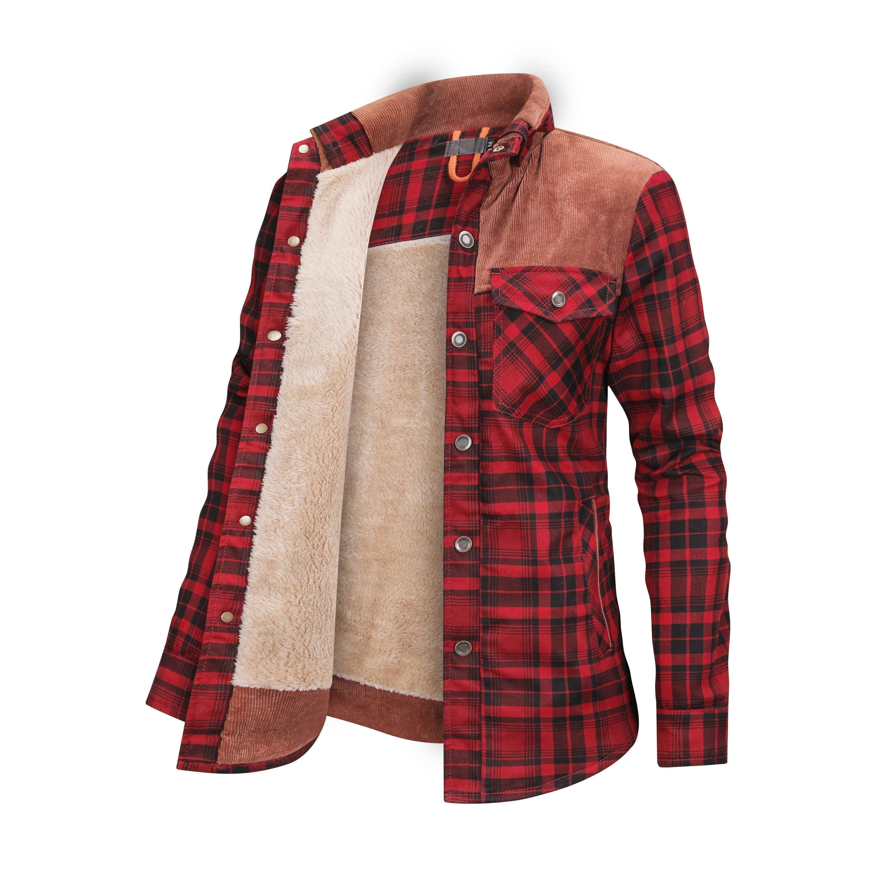 Sherpa-Lined Plaid Jacket | Warm & Classic | Outdoor Essential