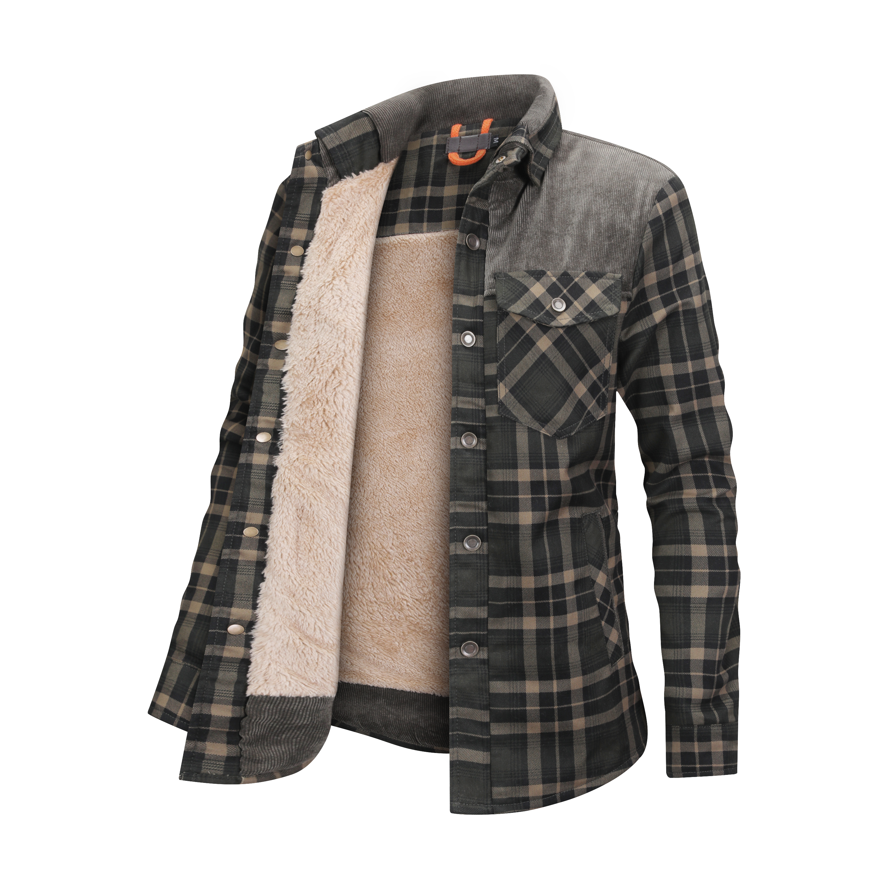 Sherpa-Lined Plaid Jacket | Warm & Classic | Outdoor Essential