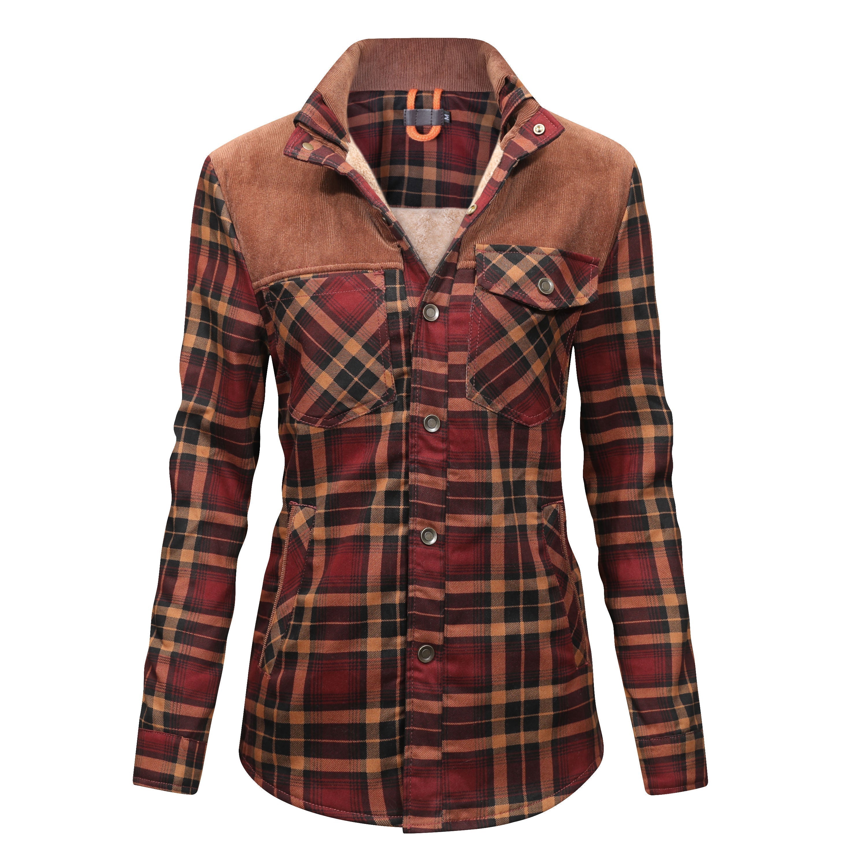 Sherpa-Lined Plaid Jacket | Warm & Classic | Outdoor Essential