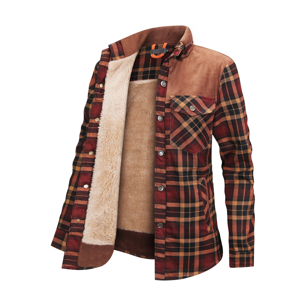 Sherpa-Lined Plaid Jacket | Warm & Classic | Outdoor Essential