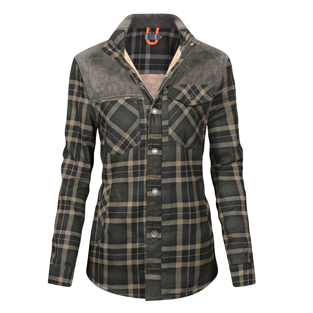 Sherpa-Lined Plaid Jacket | Warm & Classic | Outdoor Essential