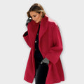 Women's Oversized Wool Coat | Chic Wrap Design | Elegant Winter Outerwear