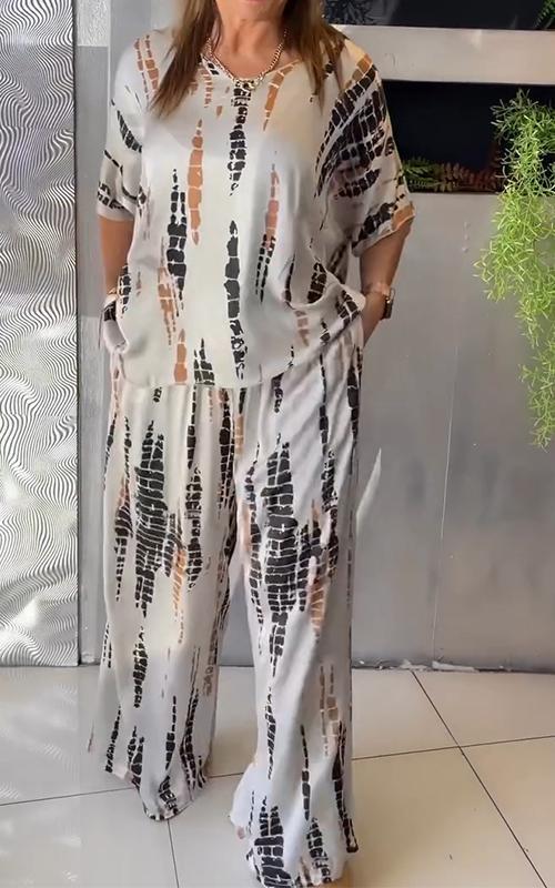Tie-Dye Co-Ord Set | Satin | Spring & Summer