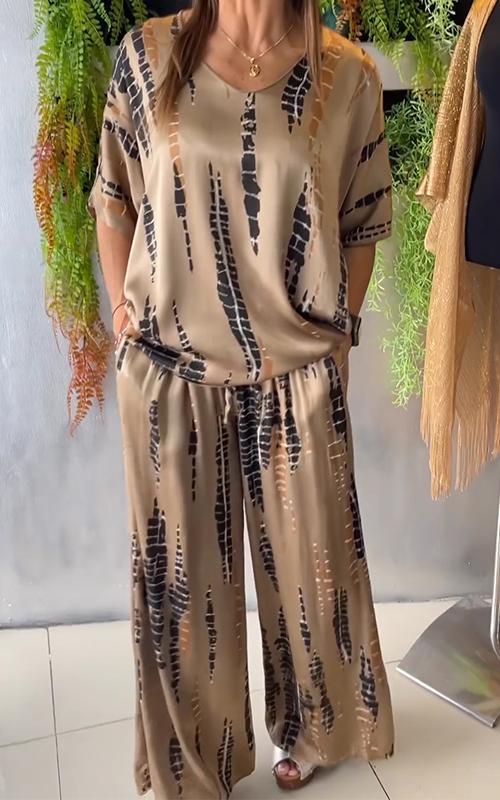 Tie-Dye Co-Ord Set | Satin | Spring & Summer