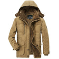 Hooded Winter Parka Coat | Inner Fleece, Windproof Design | Cold Weather Wear
