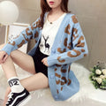 Oversized Leopard-Print Cardigan | Bold & Stylish | Cozy Fit