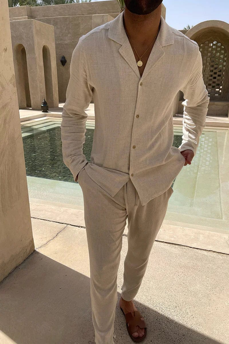 Men's Linen Set | Lightweight Fabric | Summer Essentials