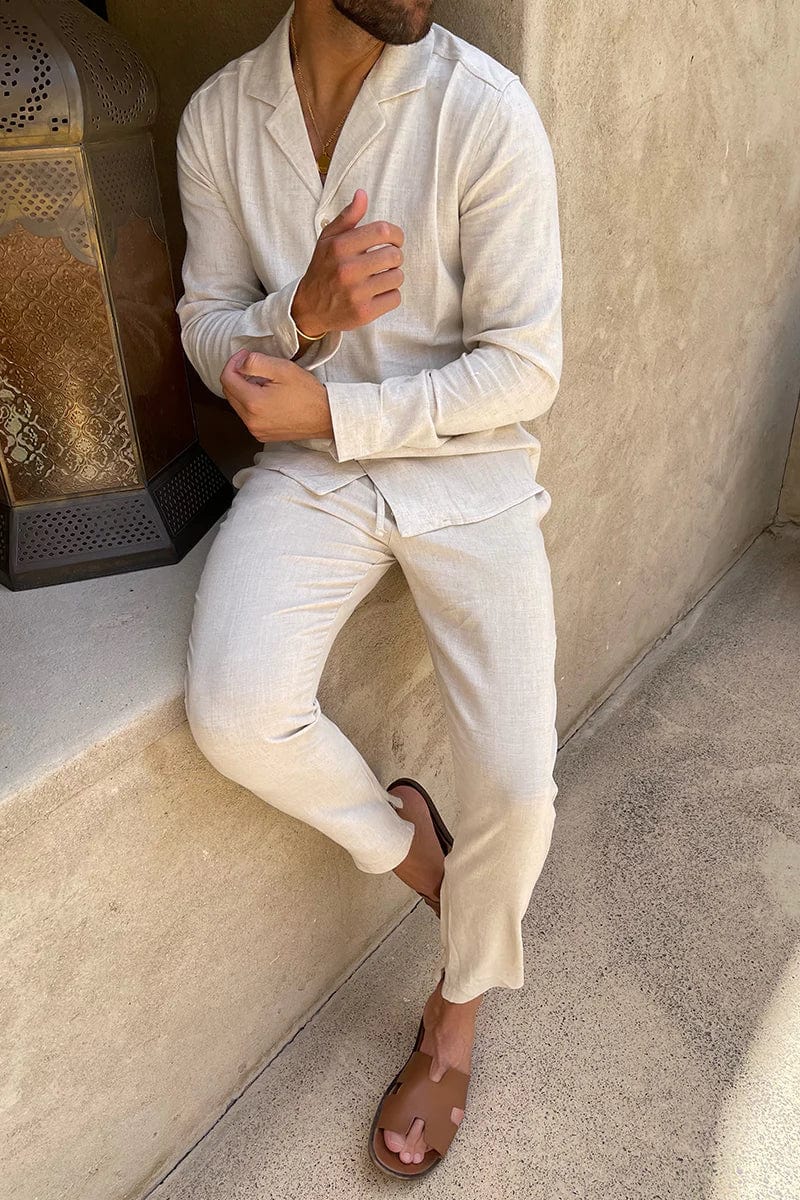 Men's Linen Set | Lightweight Fabric | Summer Essentials