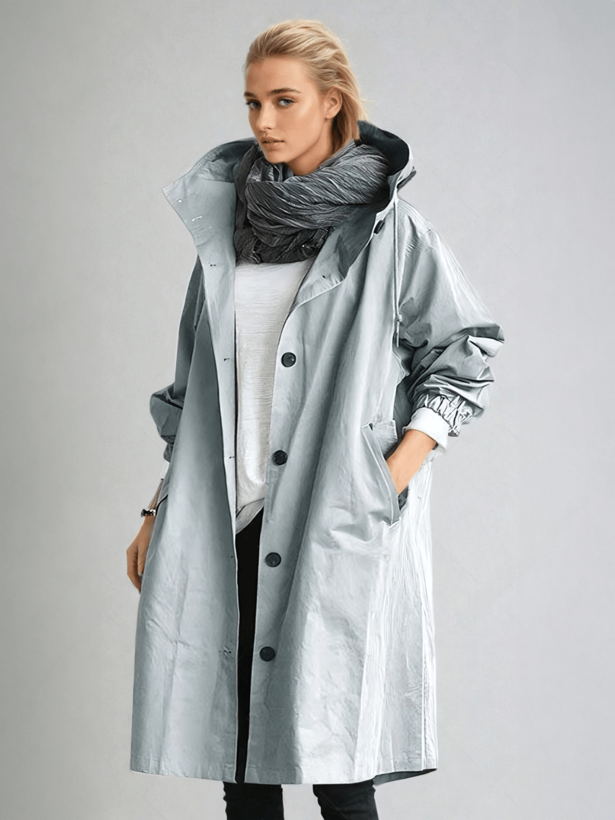 Oversized Trench Coat | Lightweight Design | Modern Elegance