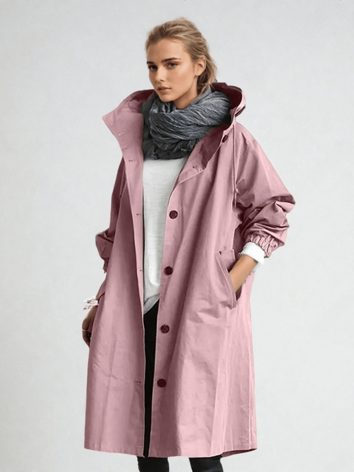 Oversized Trench Coat | Lightweight Design | Modern Elegance