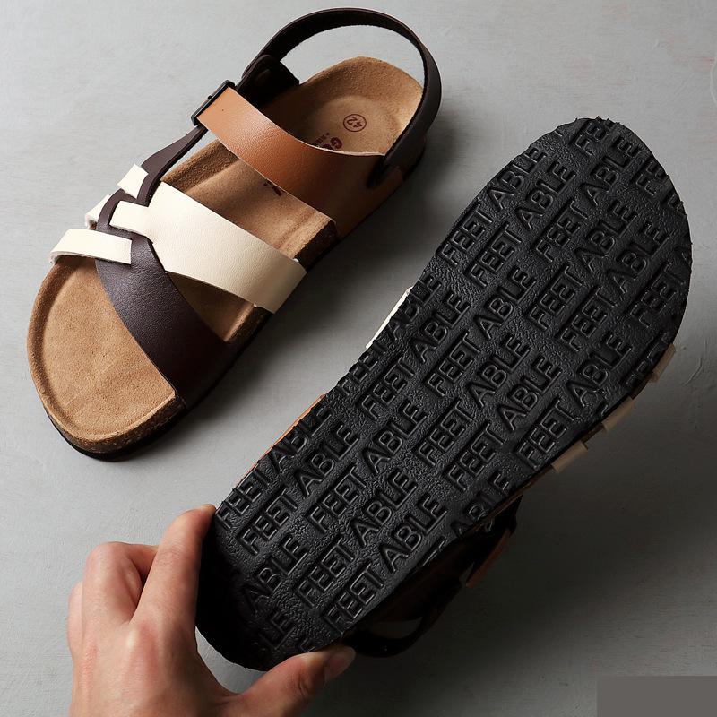 Adjustable Strap Sandals | Cushioned Footbed | Faux Leather | Everyday Summer Wear