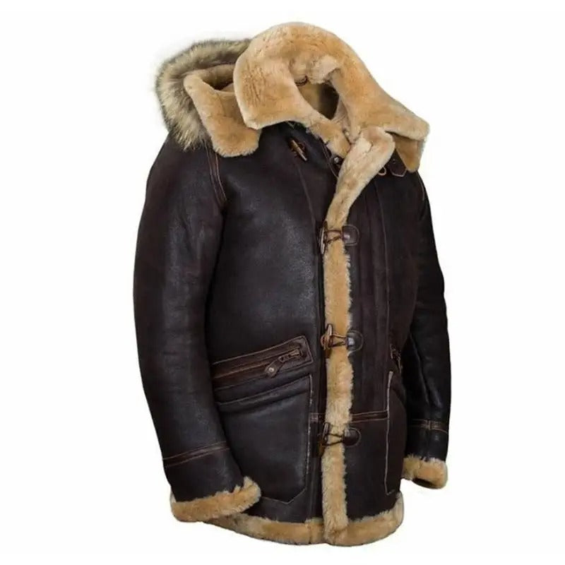 Aviator Jacket with Faux Shearling Lining | Warm & Stylish | Winter Essential
