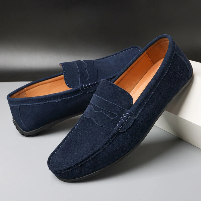 Suede Loafers for Men | Classic Slip-On Style | Comfortable Fit | Casual & Semi-Formal