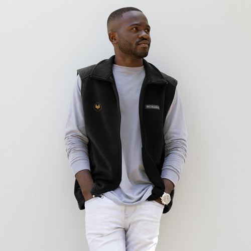 Columbia Fleece Vest for Men | Lightweight Warmth, Sleek Design | Outdoor and Everyday Wear