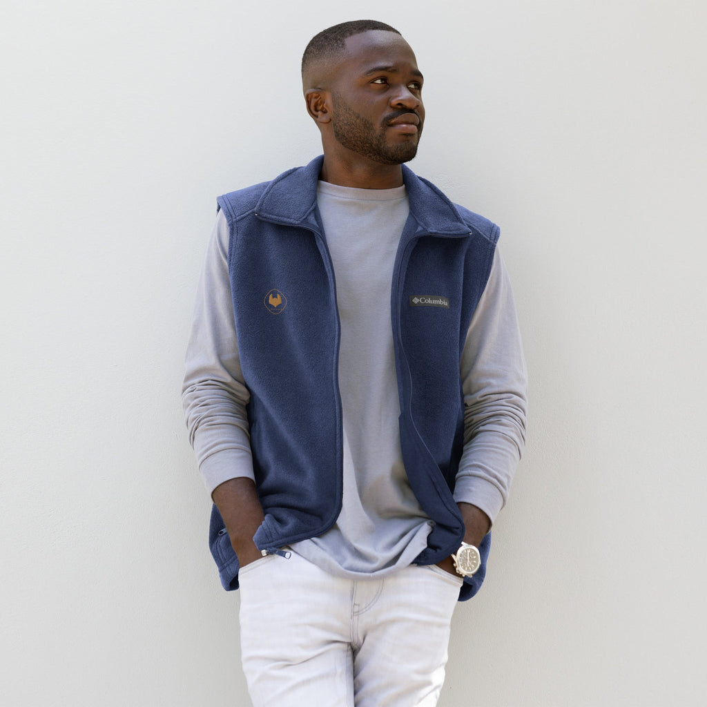 Columbia Fleece Vest for Men | Lightweight Warmth, Sleek Design | Outdoor and Everyday Wear