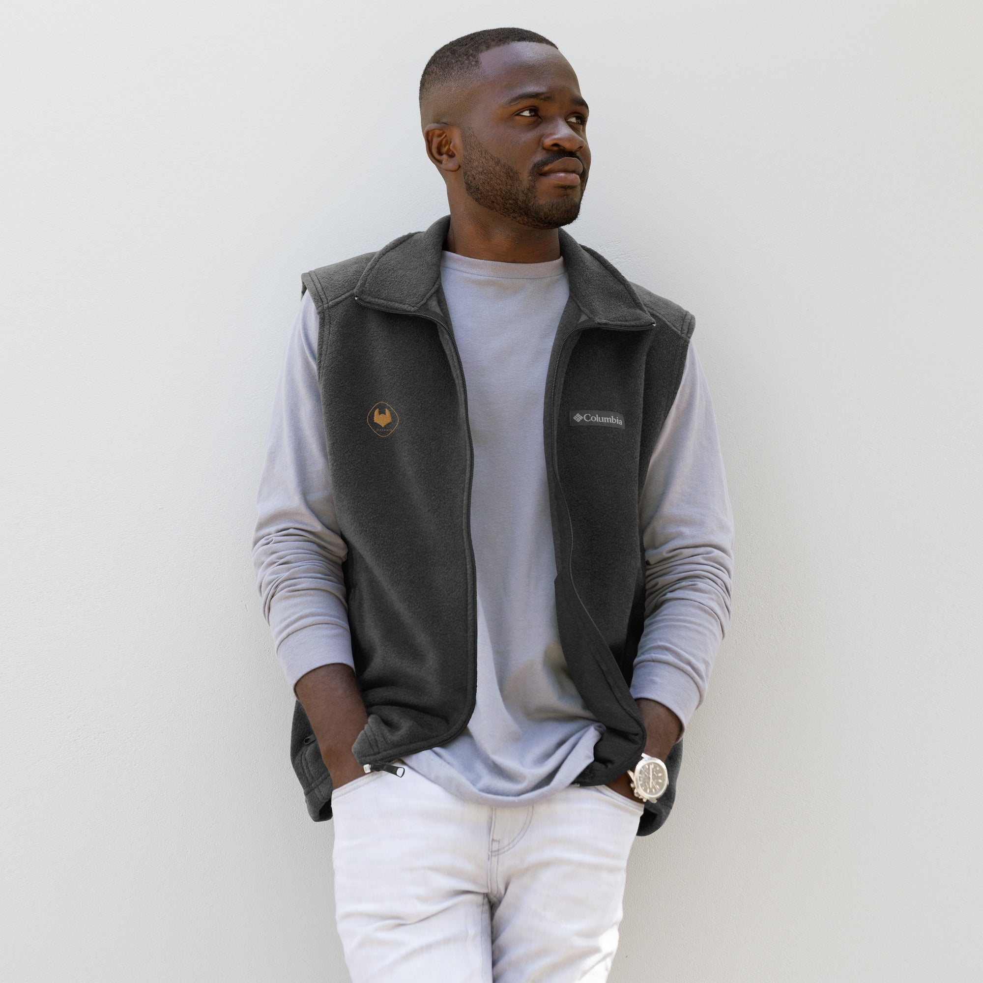 Columbia Fleece Vest for Men | Lightweight Warmth, Sleek Design | Outdoor and Everyday Wear
