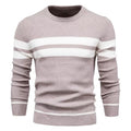 Striped Crewneck Sweater | Slim-Fit | Lightweight and Stylish