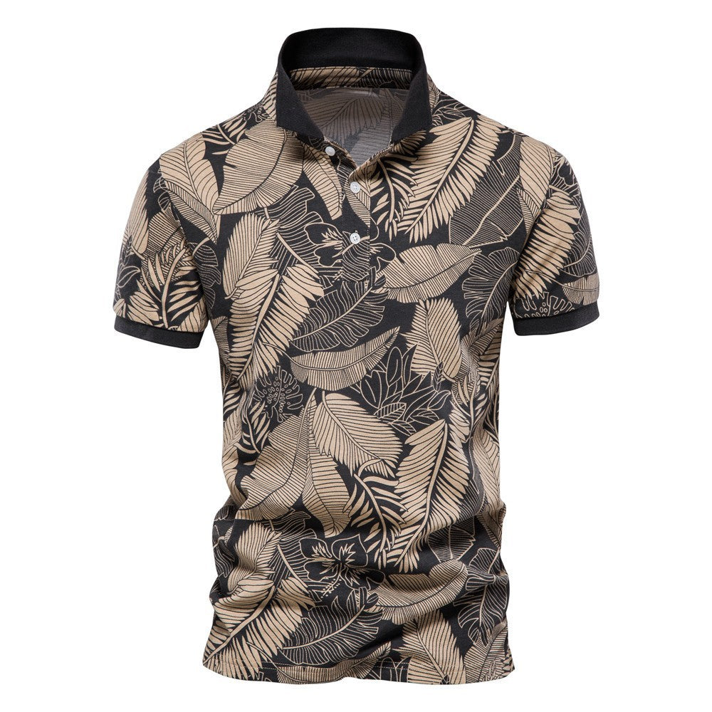 Men's Tropical Floral Polo Shirt | Casual & Stylish | Summer Essential