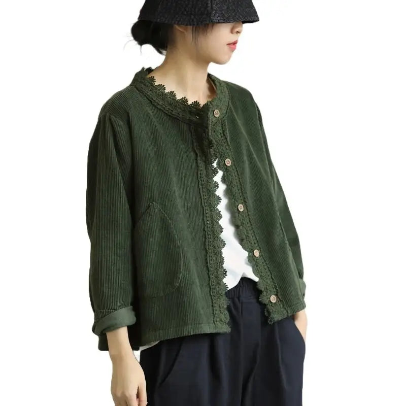 Vintage Button-Up Jacket | Cotton | Relaxed Fit
