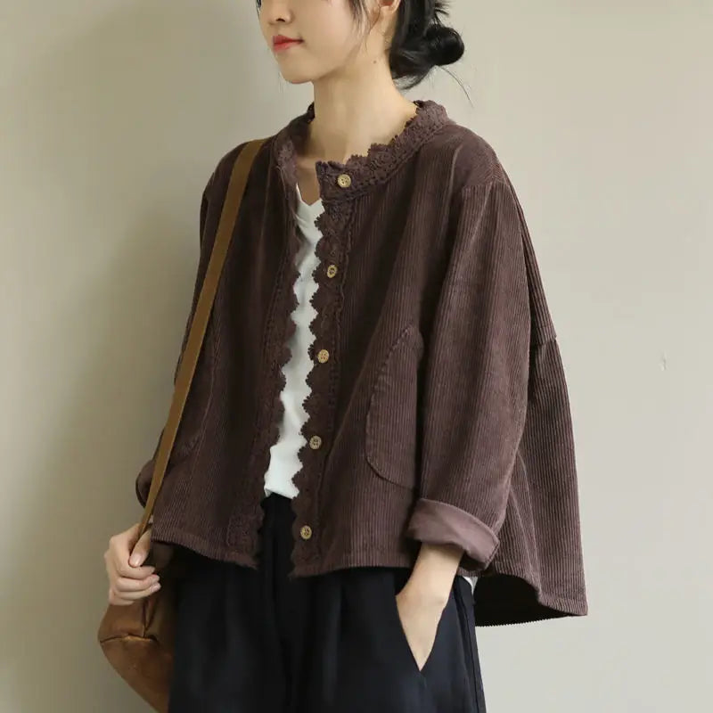 Vintage Button-Up Jacket | Cotton | Relaxed Fit