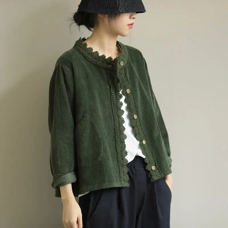 Vintage Button-Up Jacket | Cotton | Relaxed Fit