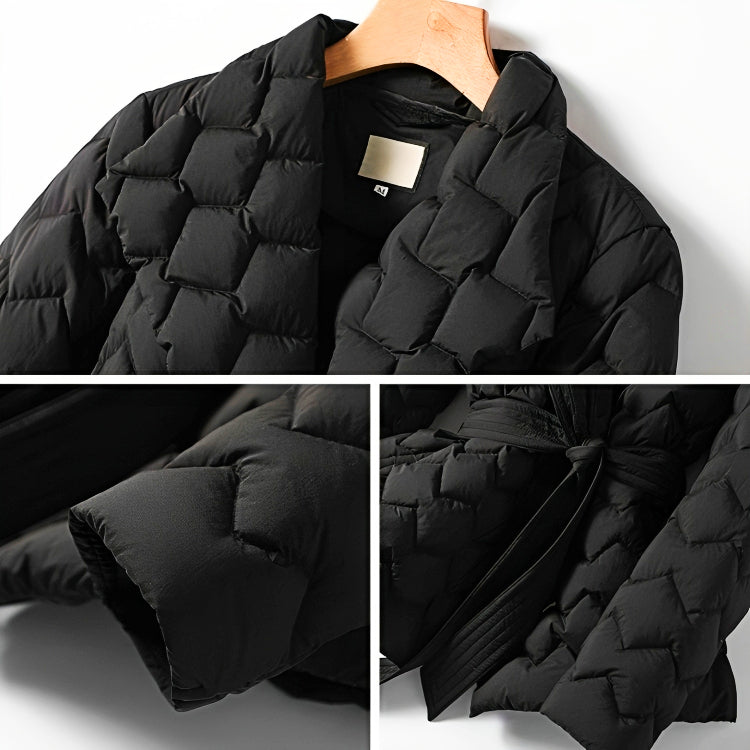 Quilted Belted Jacket | Stylish Warmth | Modern Fit
