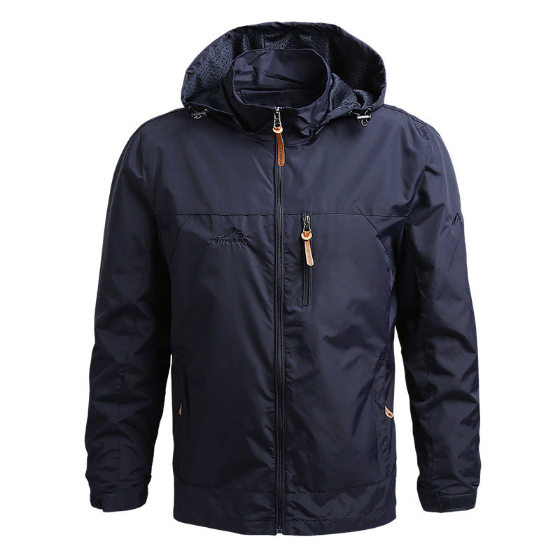 Lightweight Hooded Windbreaker | Polyester | Functional and Stylish