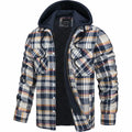 Hooded Plaid Fleece-Lined Shacket | Cotton & Polyester | Warm and Durable