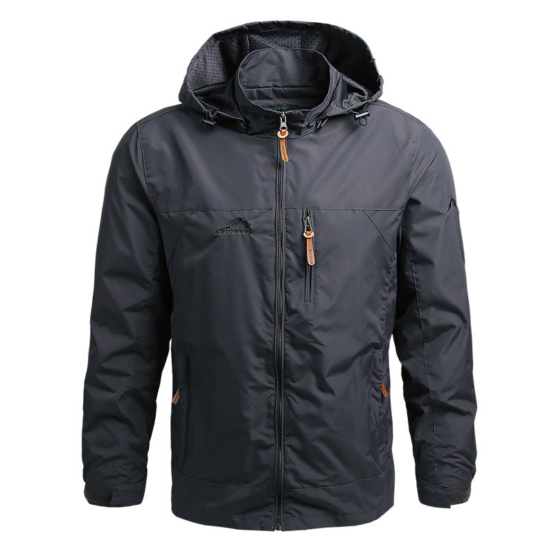 Lightweight Hooded Windbreaker | Polyester | Functional and Stylish
